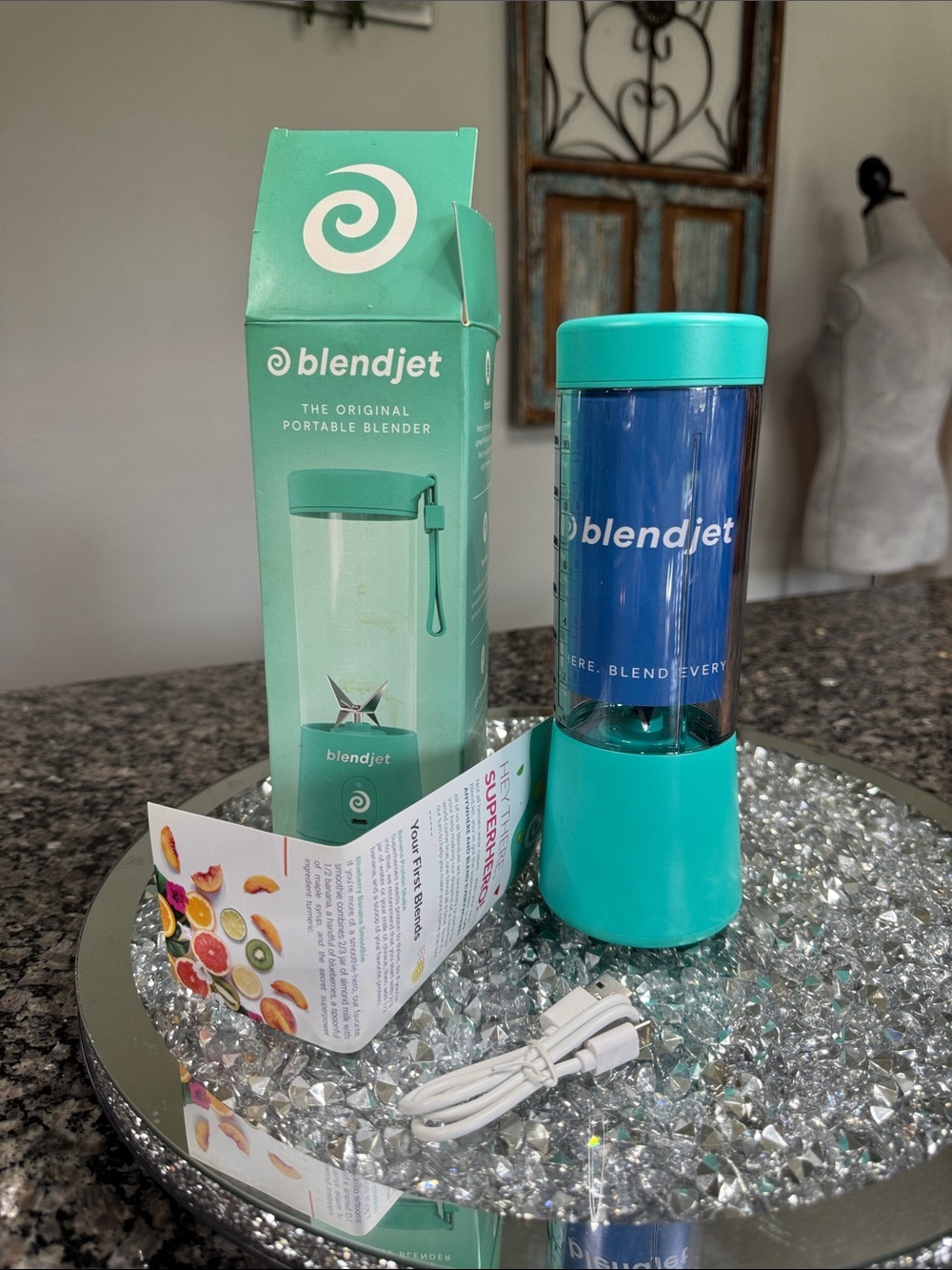 BlendJet Portable Personal Blender - Teal/Blue